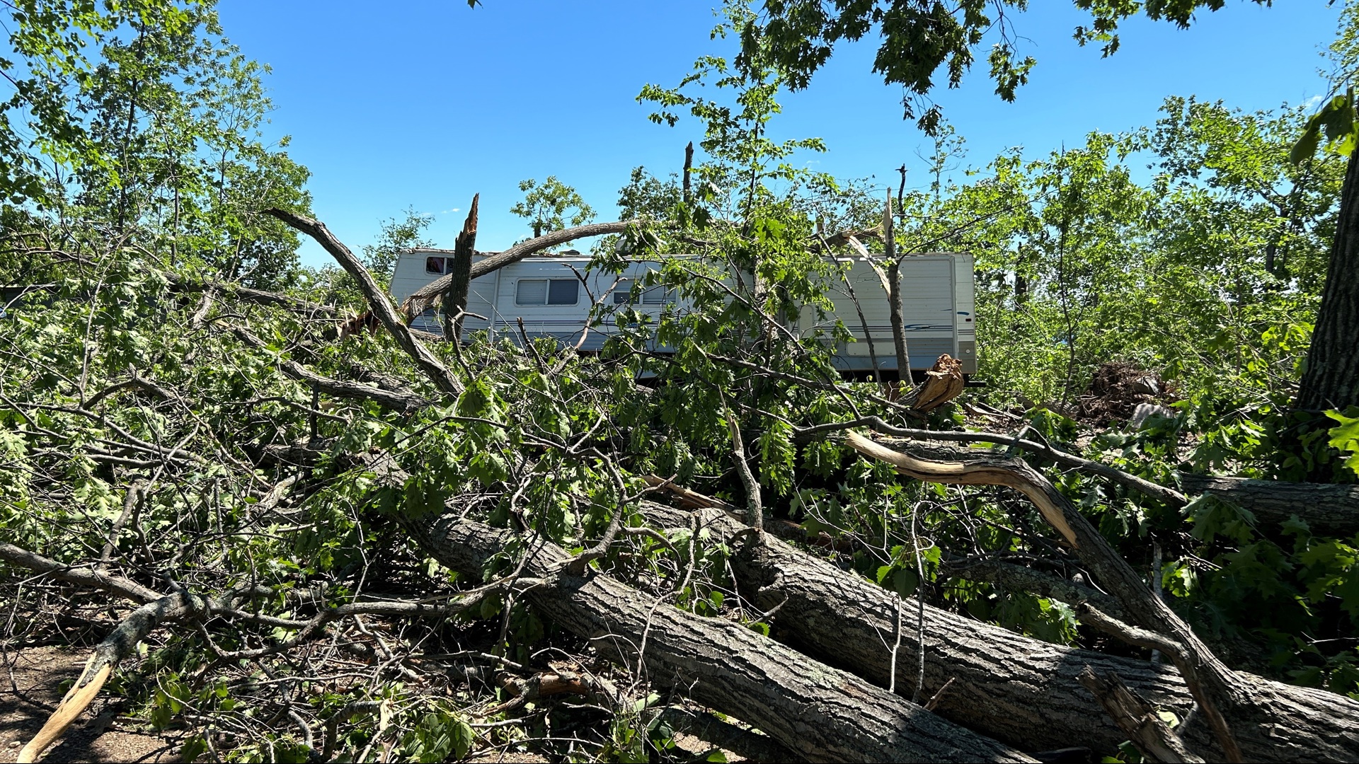 National Weather Service Duluth Meteorologist Joe Moore confirms at least one tornado touched down in Crow Wing County Wednesday night.