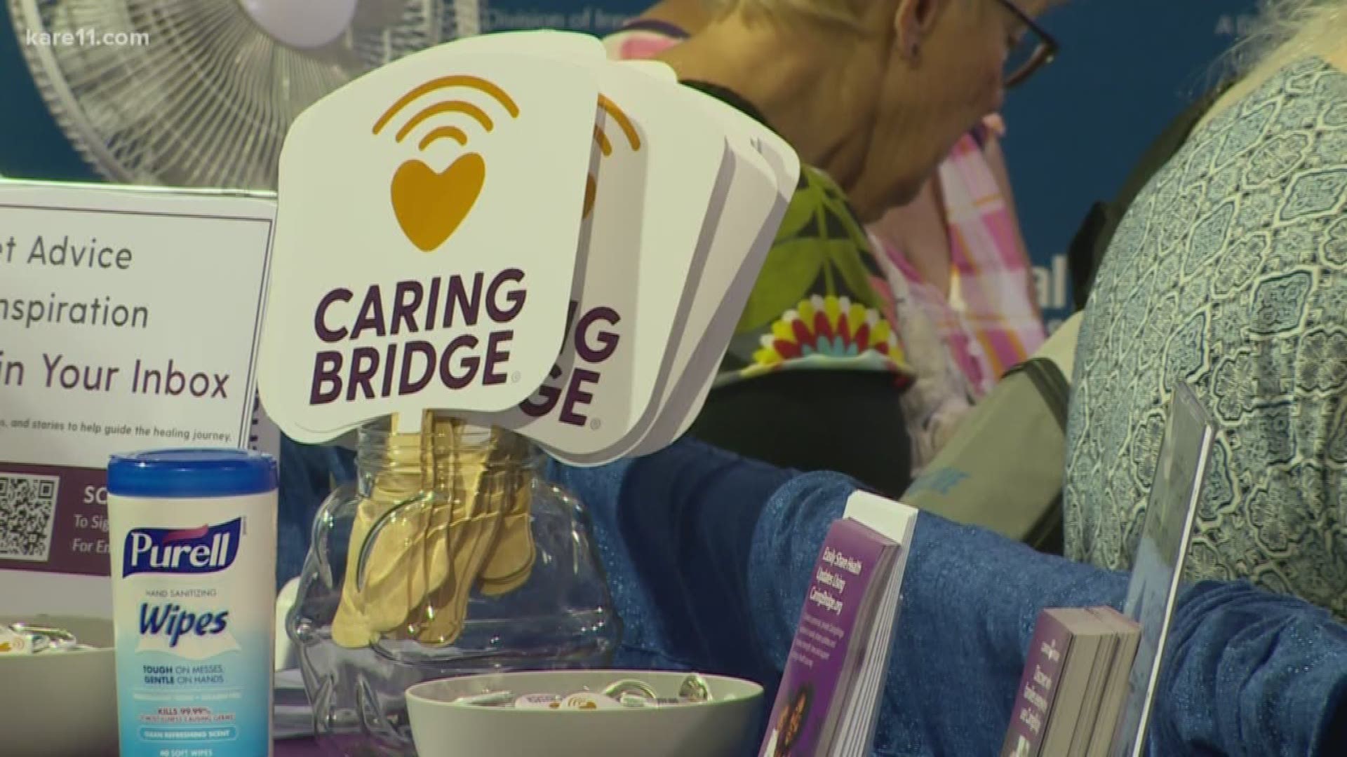 CaringBridge, will be sharing the power of connection.  They will be handing out fans as “hope on a stick” to encourage state fair goers to spread love and compassion online.