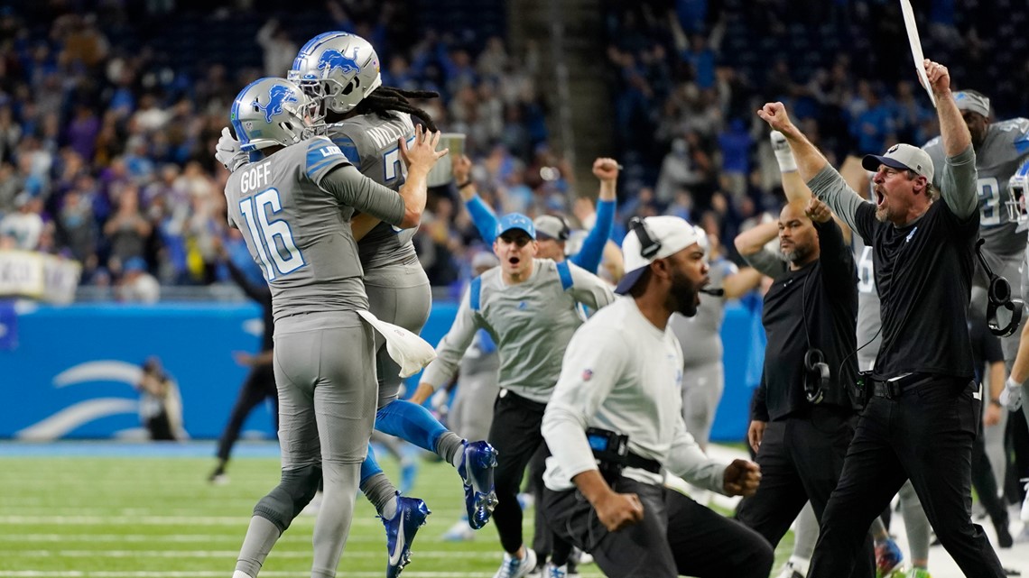 Winless no more: Lions top Vikings, 29-27, for 1st win of season in NFL  Week 13 – The Denver Post