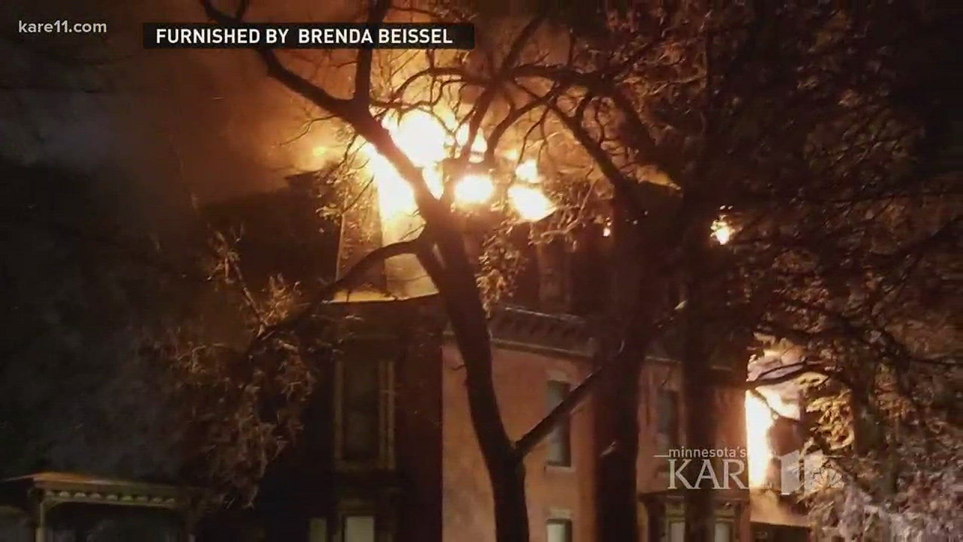 Historic mansion burns in Hastings