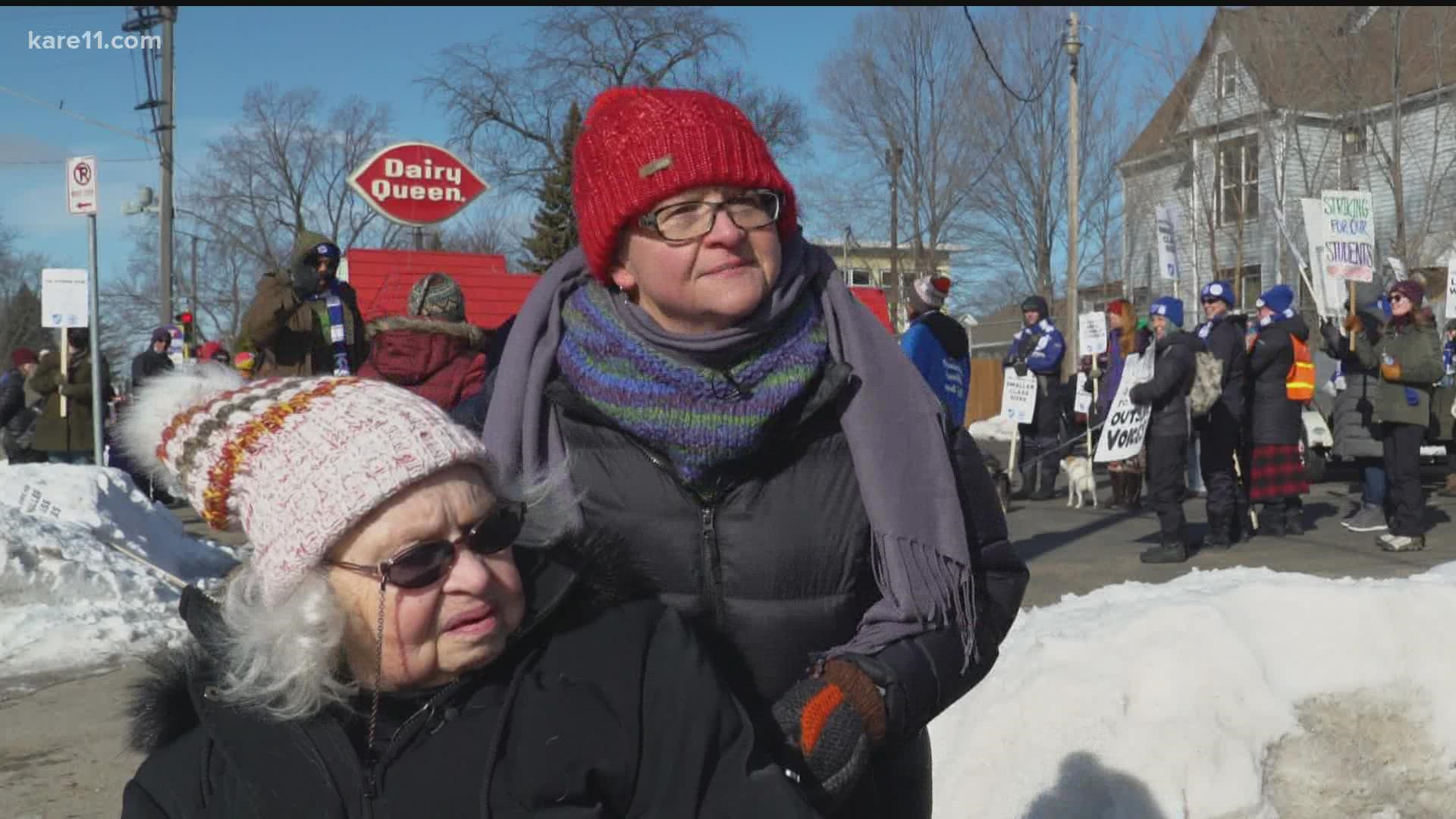 Fifty-two years after asking for better working conditions in the 1970 Minneapolis Public Schools strike, a woman is striking again, but this time for her daughter.