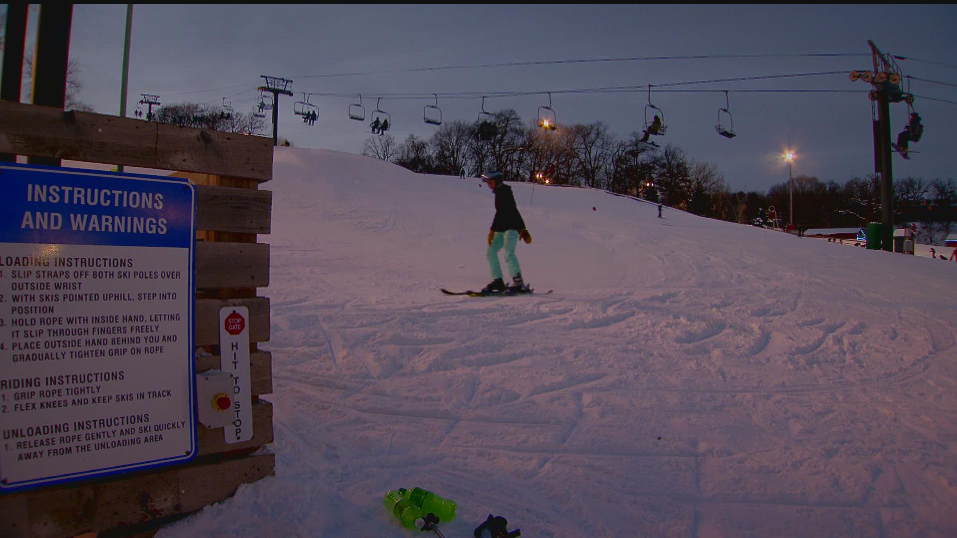 With temps in the 30s, winter activities will be in high demand this week.