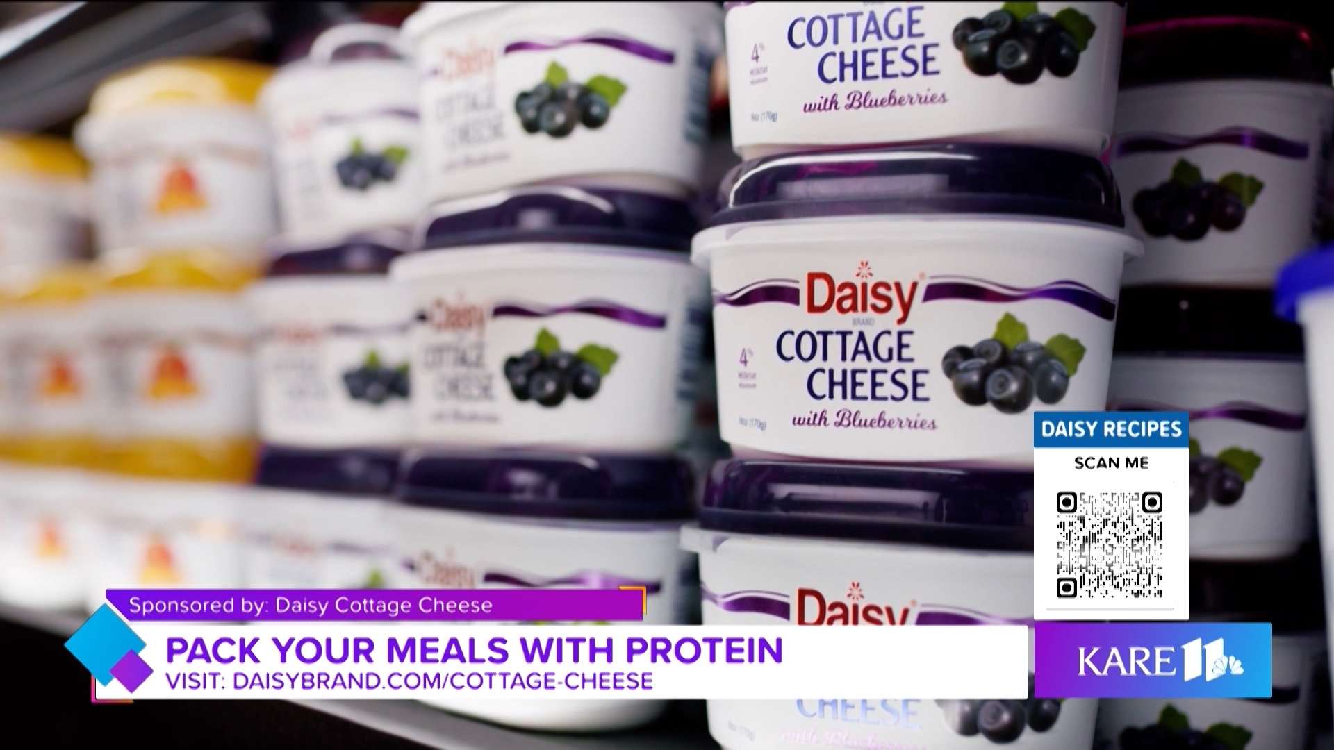 Registered Dietitian Jamie Lee McIntyre joined us today with some delicious ways to boost your diet’s protein with Daisy Cottage Cheese.
