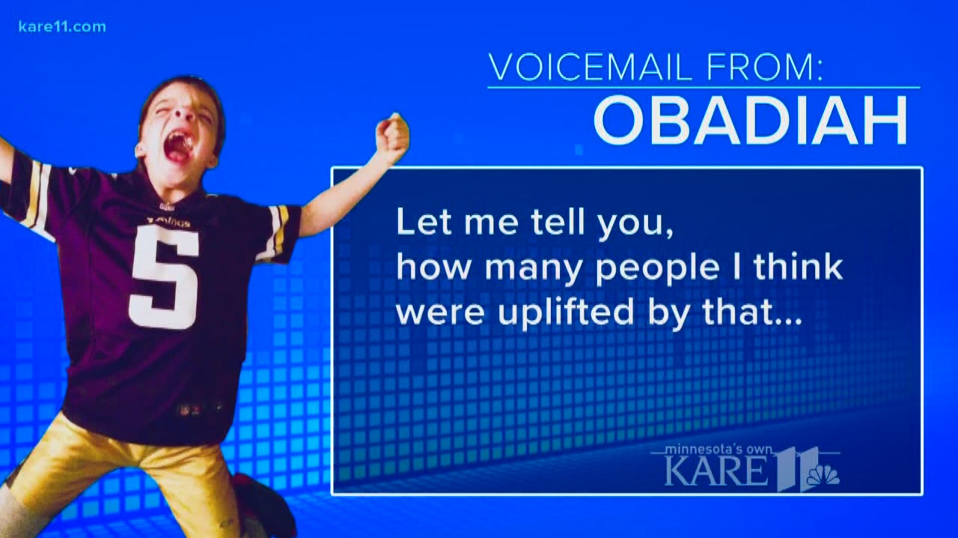 Voicemail from Obadiah