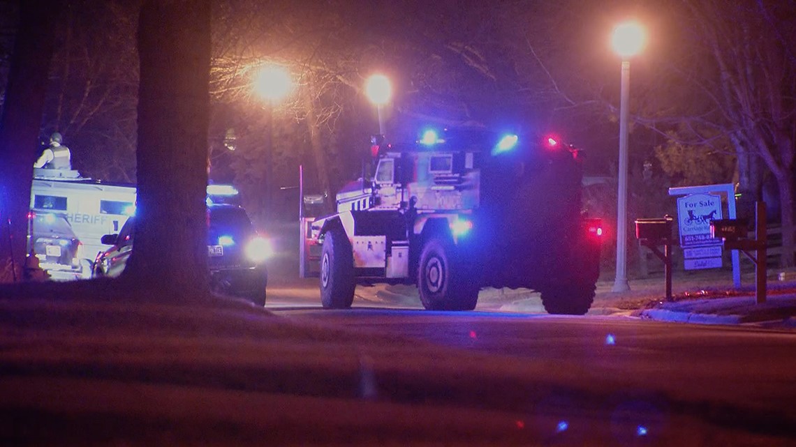 Oakdale police standoff ends safely after shots fired at officers