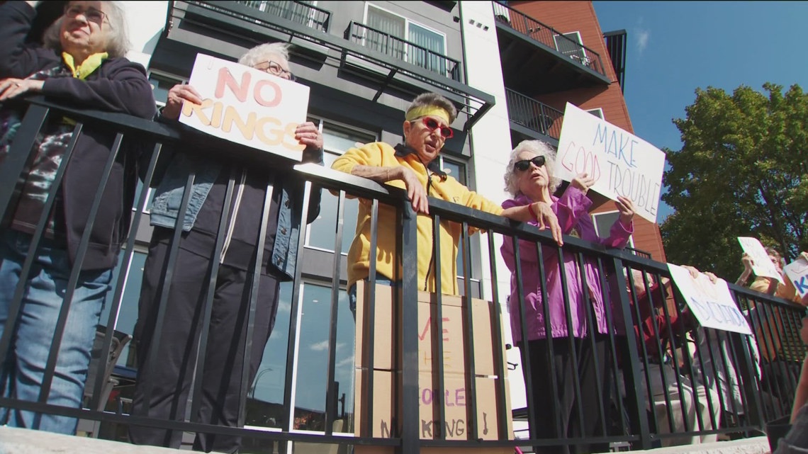 Dozens of 'No Kings' rallies held across Minnesota