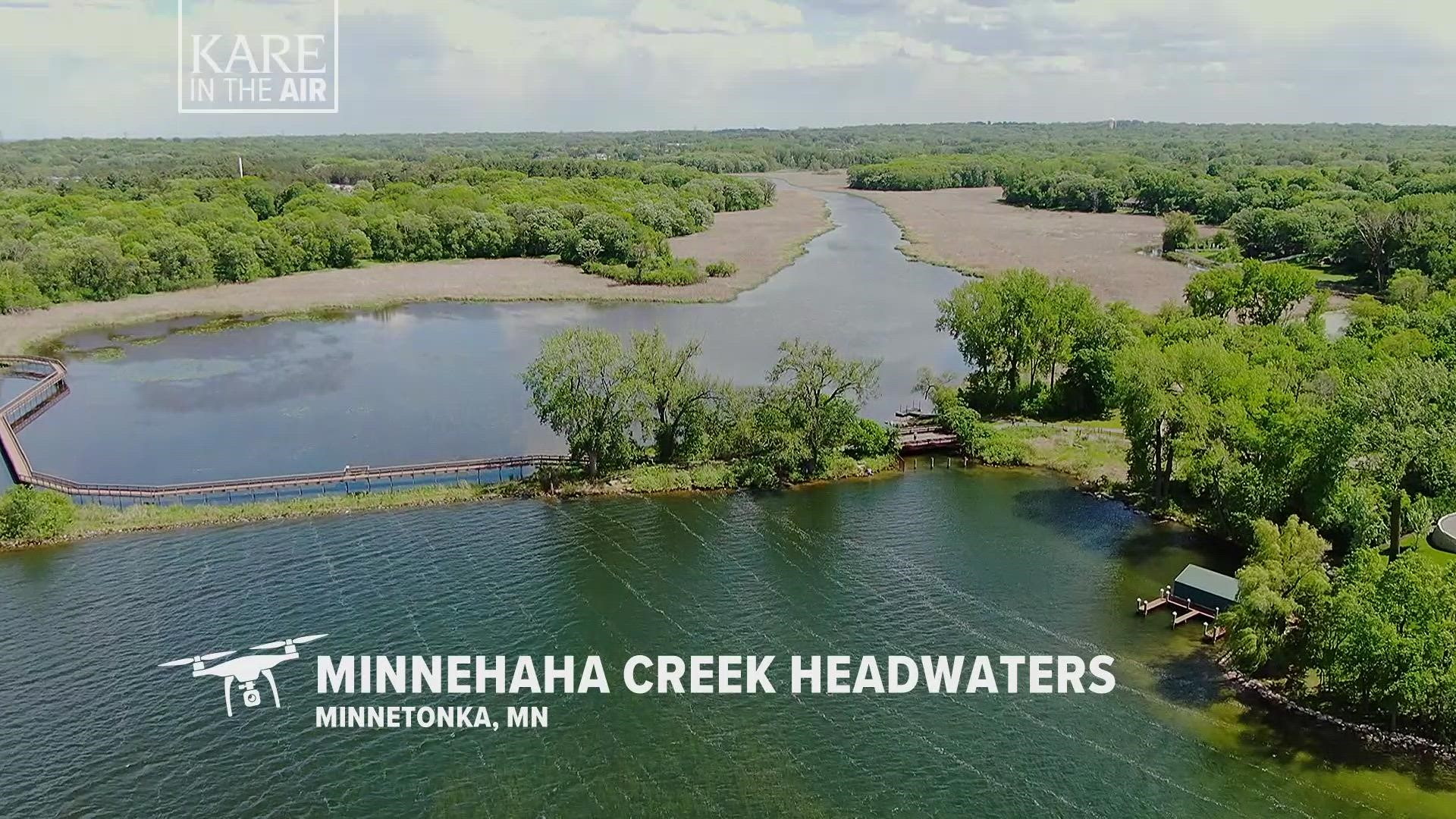 The Minnehaha Creek Watershed ends at the more famous falls, but 22 miles up the creek is where everything starts, at the headwaters on Lake Minnetonka.