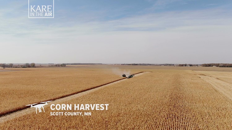 KARE in the Air: Corn harvest