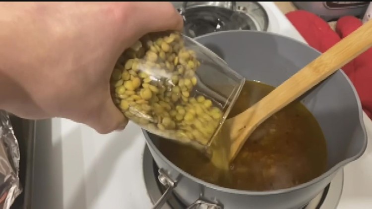 RECIPE: Vegan green lentil soup