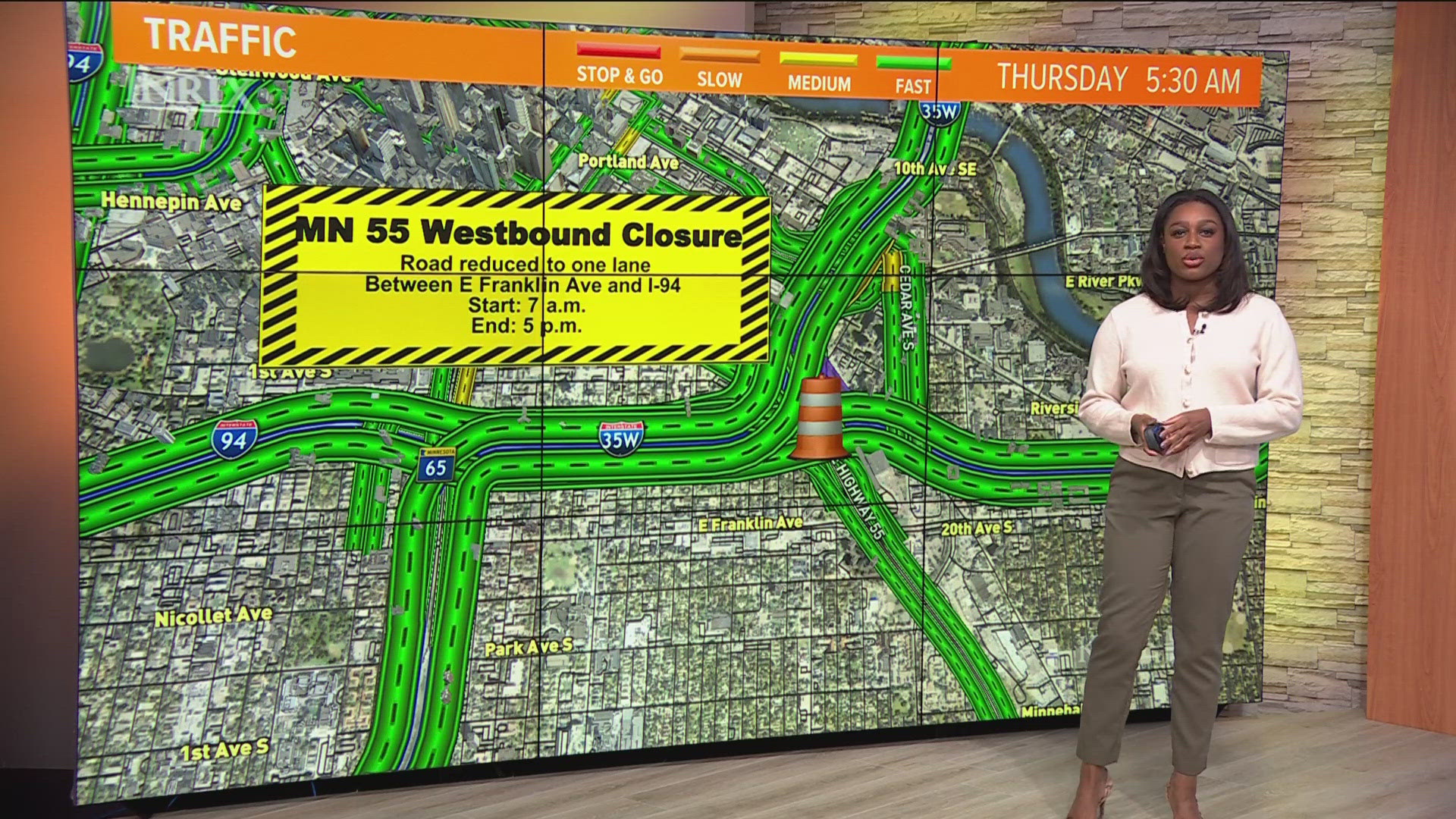 Construction closes part of i 55 in minneapolis kare11