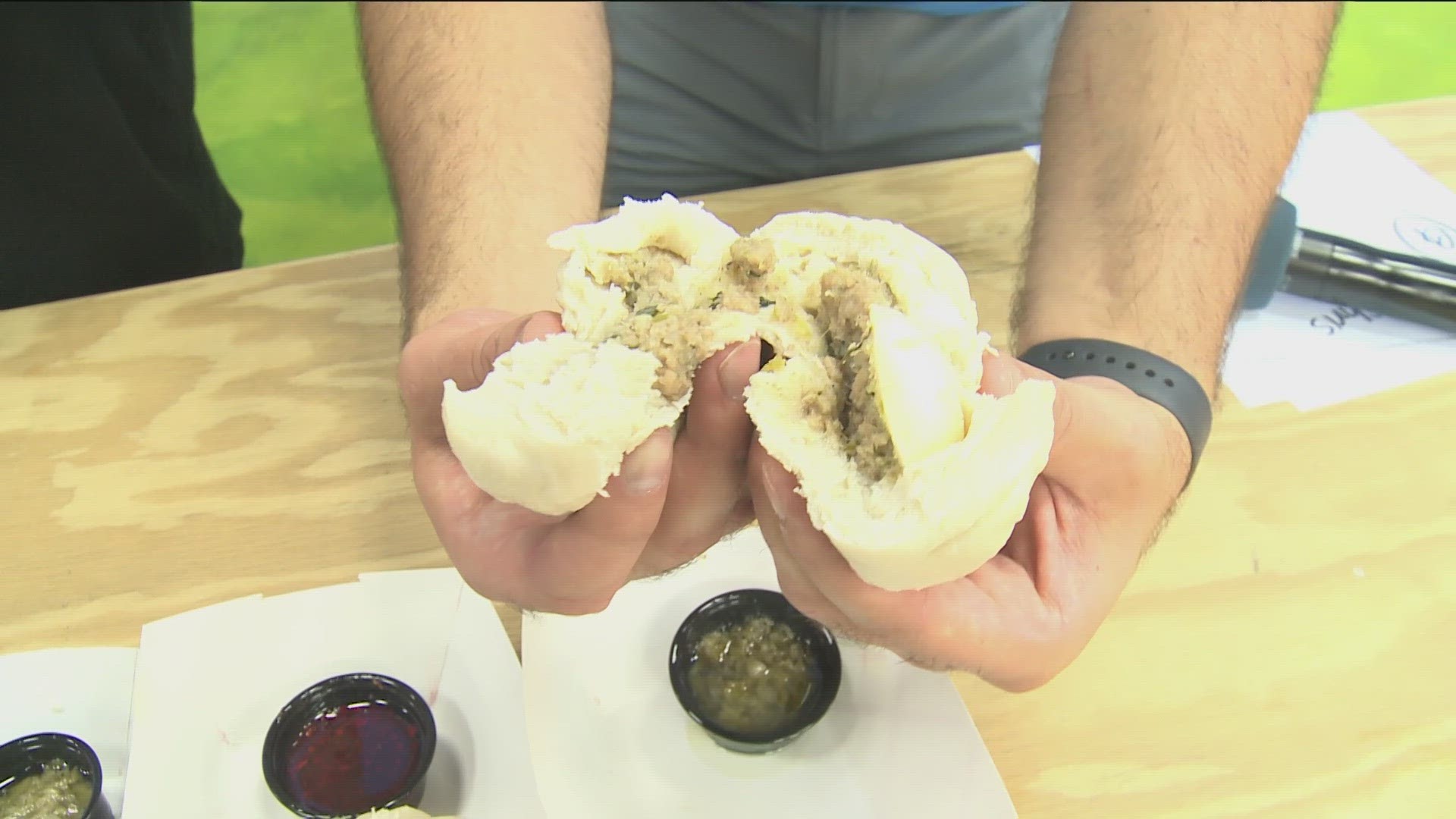 Union Hmong Kitchen brought two new foods to the State Fair this year and Vang stopped by the KARE 11 Barn with samples.
