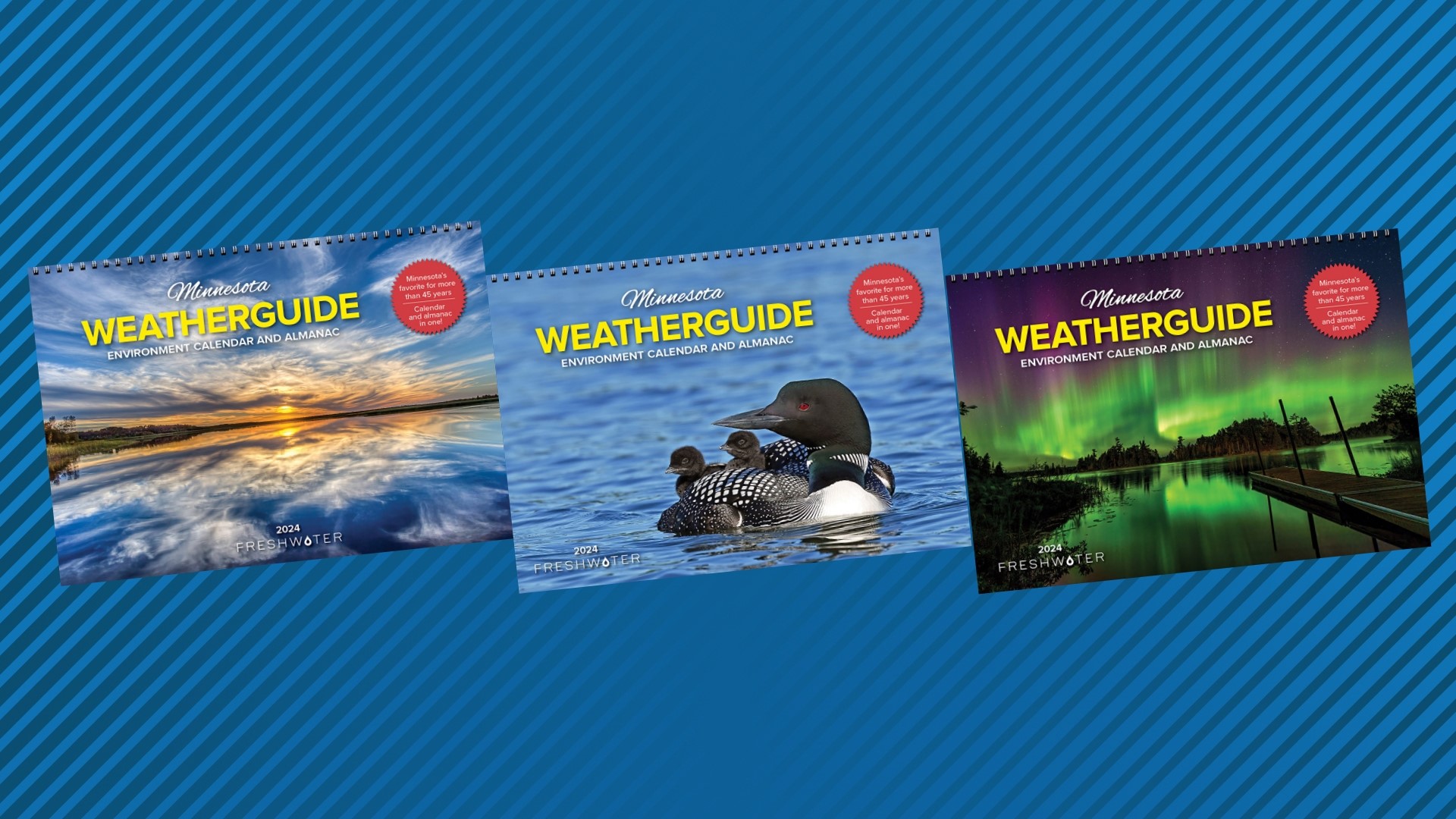 Choose the cover photo for the 2024 Weatherguide calendar