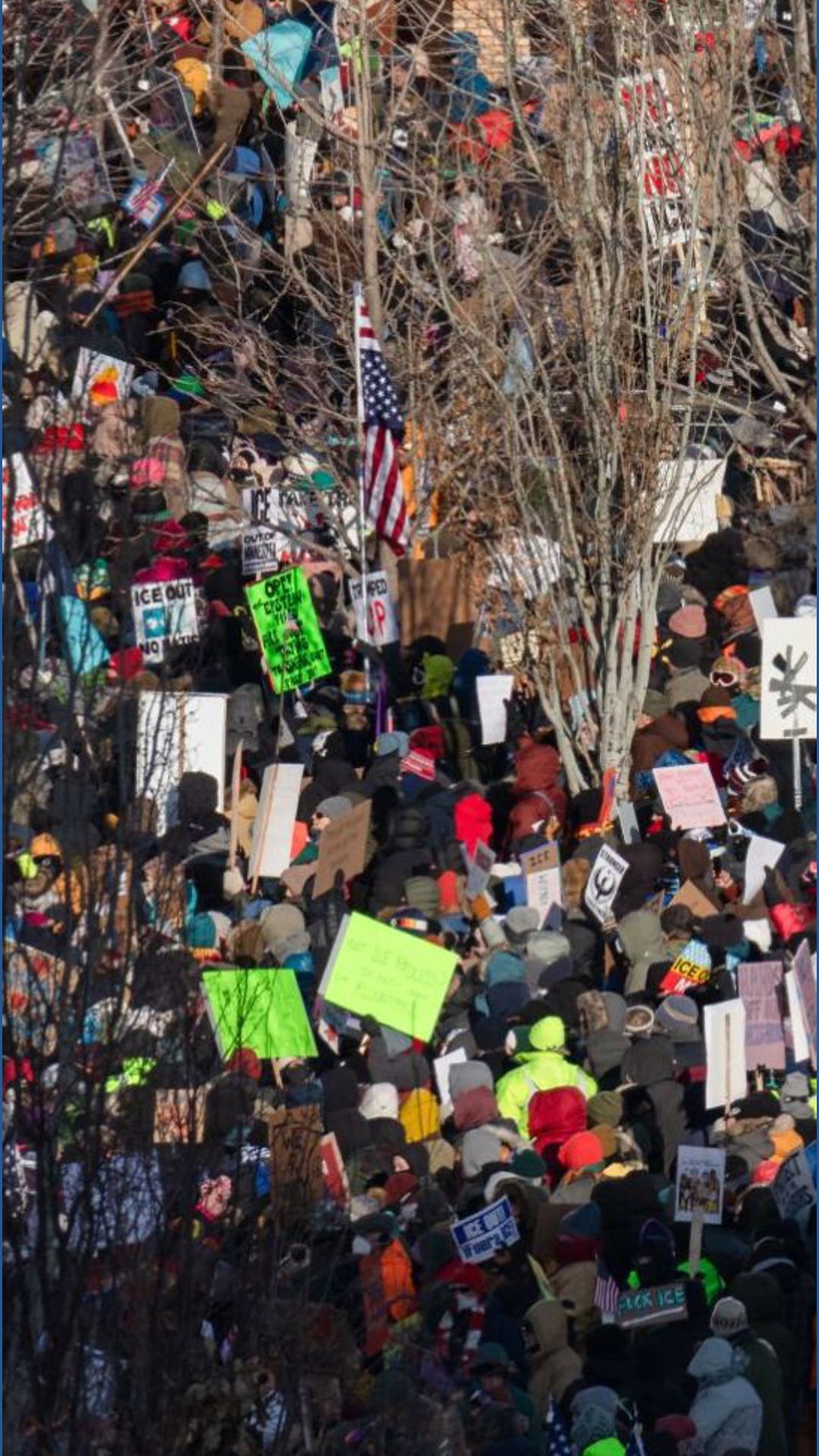 Thousands protest ICE in downtown Minneapolis | kare11.com