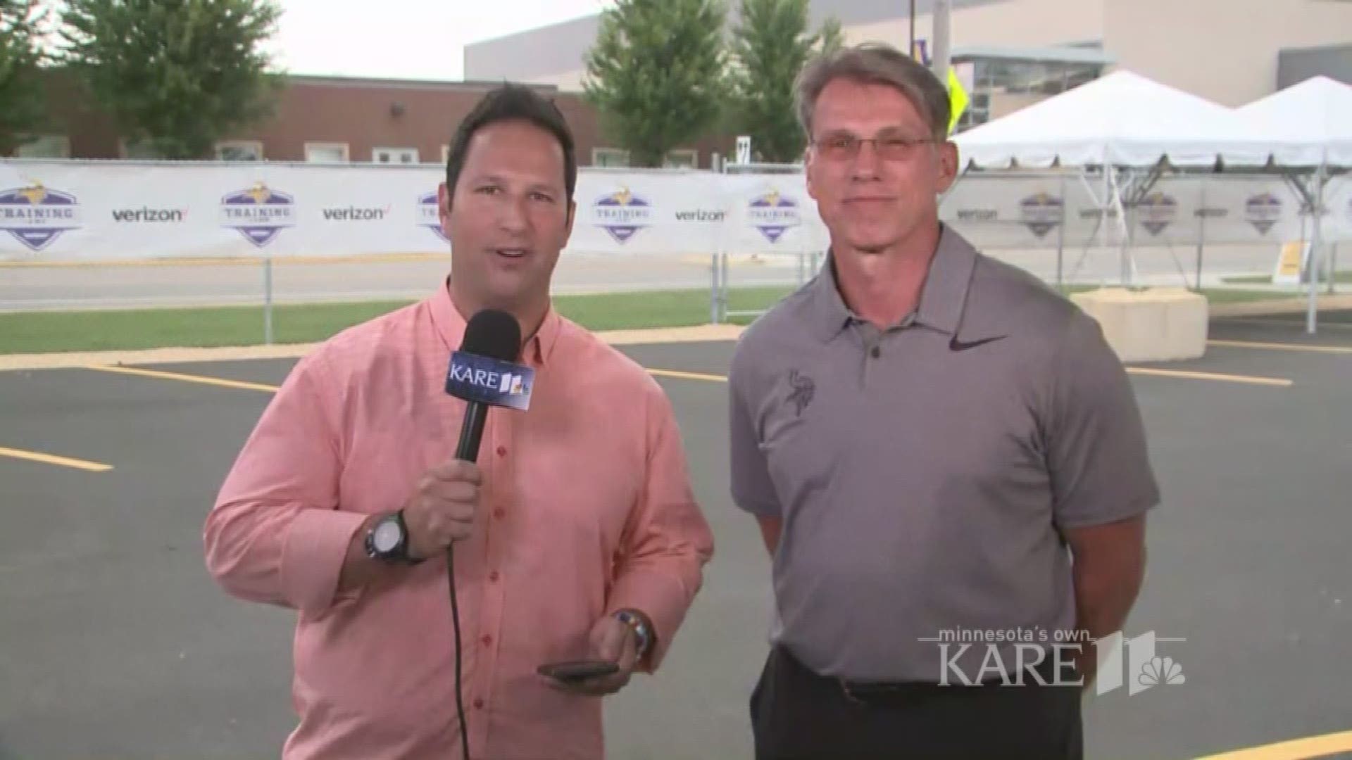 Vikings General Manager Rick Spielman talks with Dave Schwartz about leaving Mankato for training camp in Eagan, the Vikings' new players, and the upcoming season.