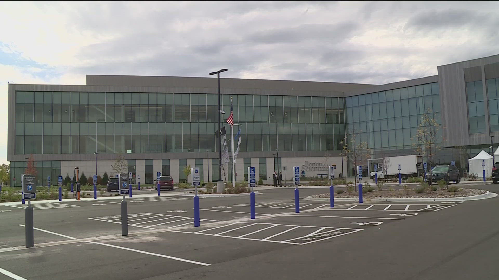 Boston Scientific held a ribbon cutting for a new biotech facility in Maple Grove.