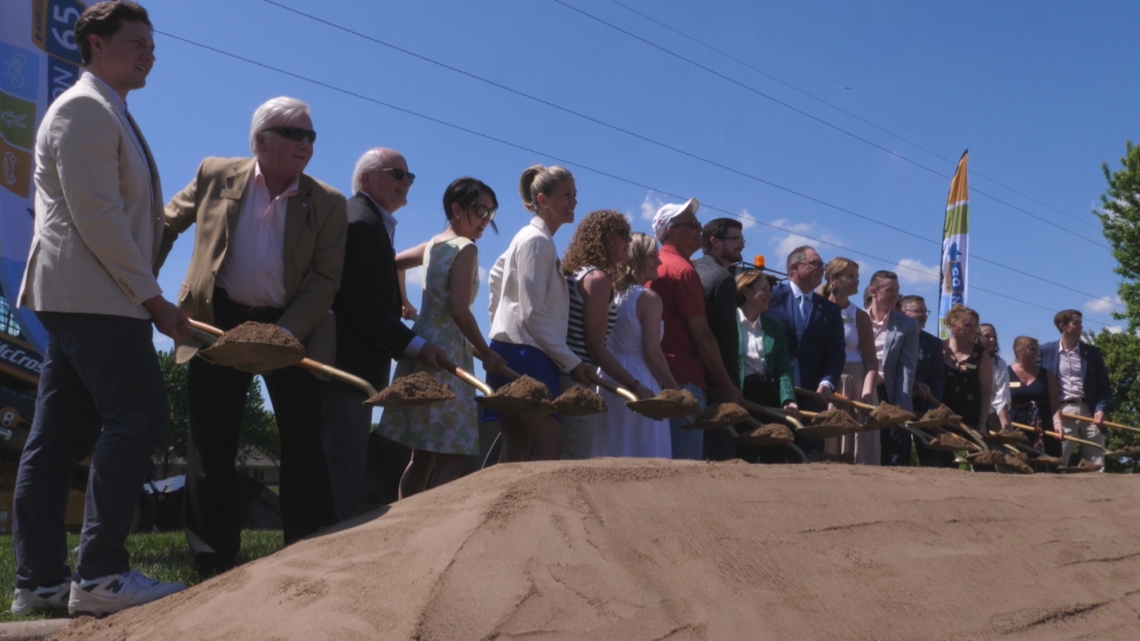 Highway 65 construction project officially underway in Blaine after groundbreaking ceremony kickoff
