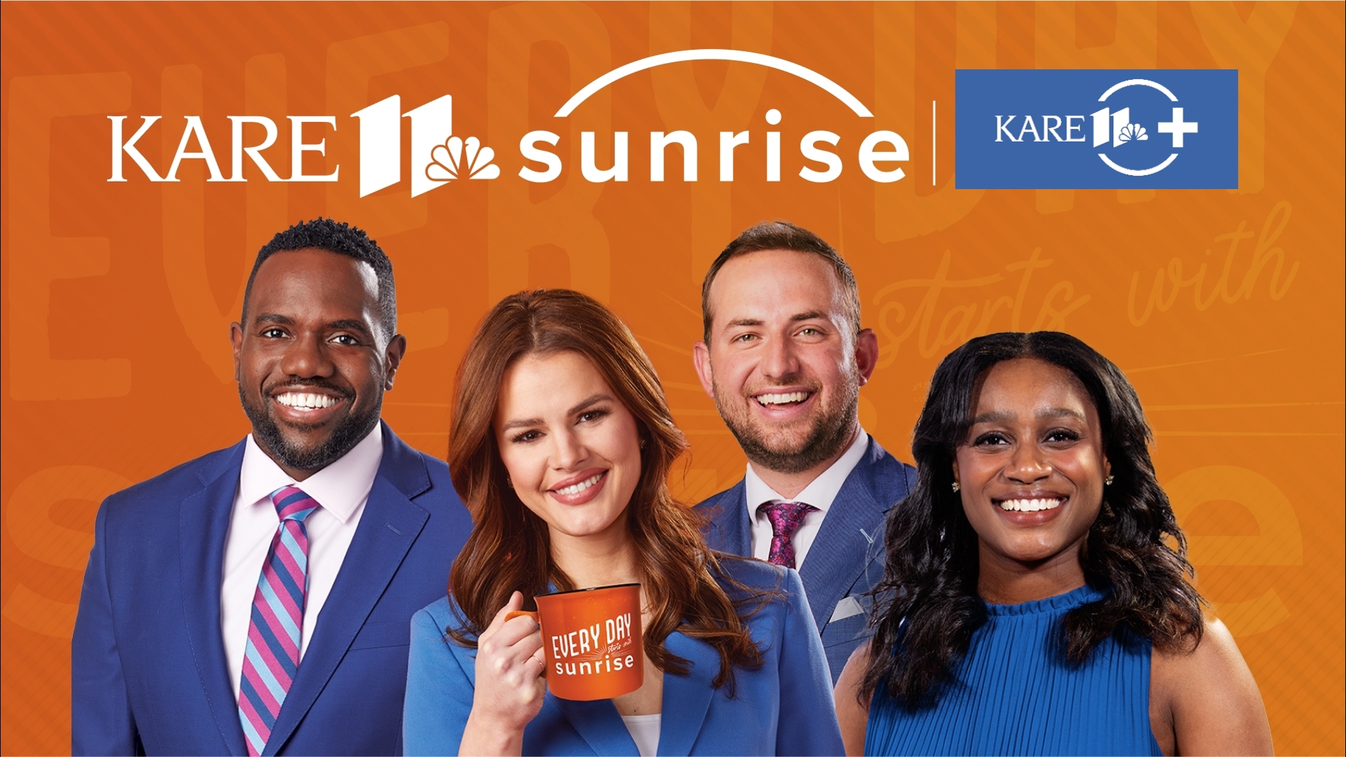 Catch all the latest news headlines and weather forecasts as Sunrise streams a bonus hour live on kare11.com and KARE 11+.