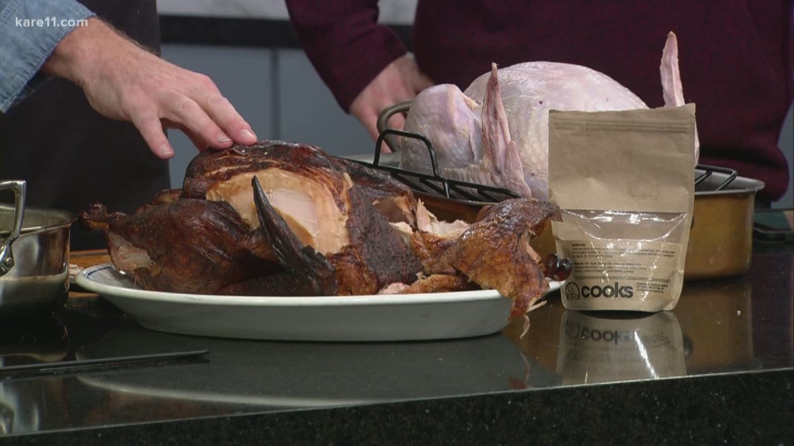 Cooks of Crocus Hill stopped by to share this decadent main meal for Thanksgiving!