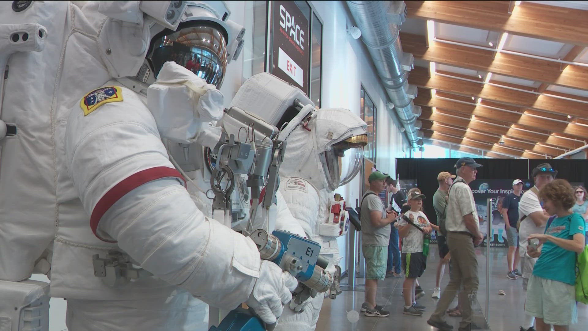 NASA's exhibit will only be on display until August 24.