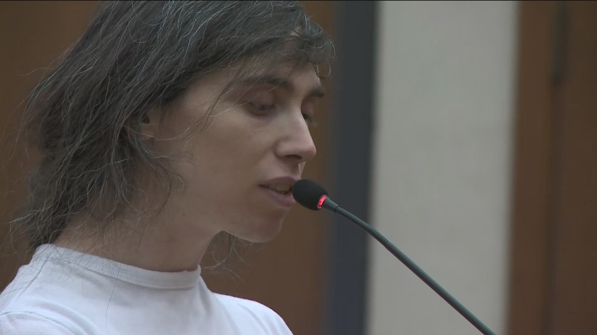 During the proceedings, Margot Lewis denied her guilt, said the trial was unjust, and interrupted the judge as he imposed her aggravated sentence. 