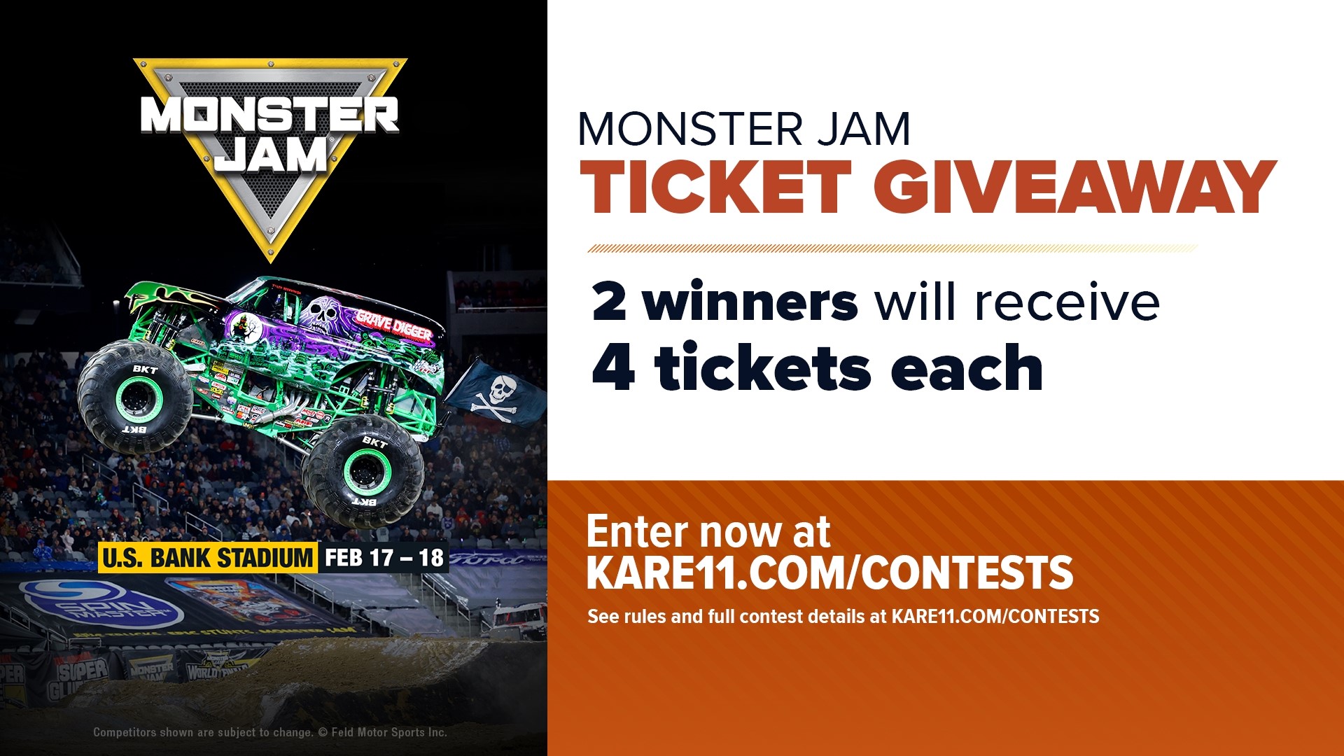 CONTEST: Win tickets to see Monster Jam | kare11.com