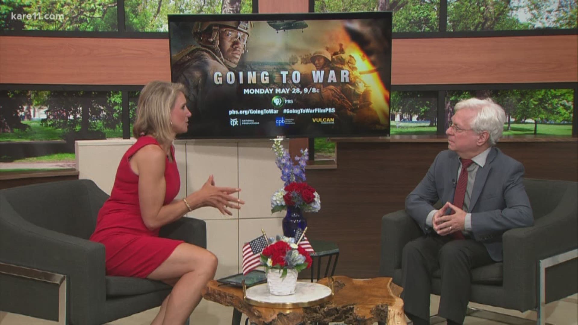 Gerry Richman from TPT comes in to talk with Belinda Jensen about "Going To War", an upcoming documentary that looks at the experiences of soldiers.