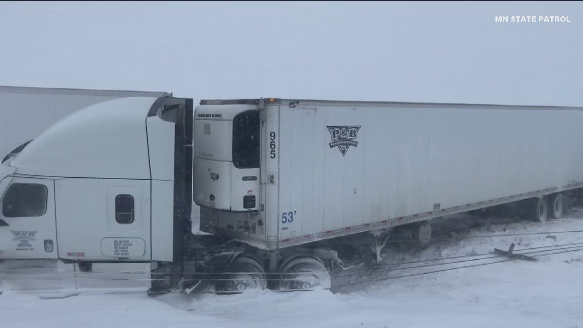 State troopers say blowing snow and freezing temperatures may cause additional hazards on the road heading into Thanksgiving.