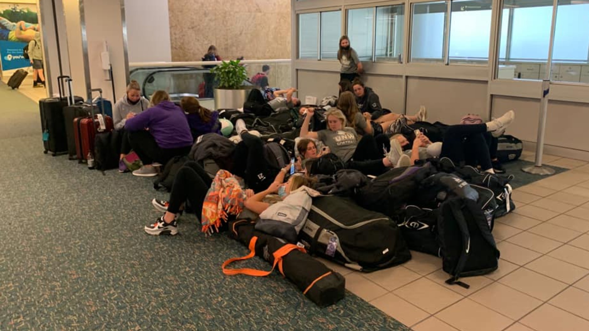 The recent tale of the University of Northwestern softball team shows how weather disruptions can have a ripple effect, as travel demand soars again.