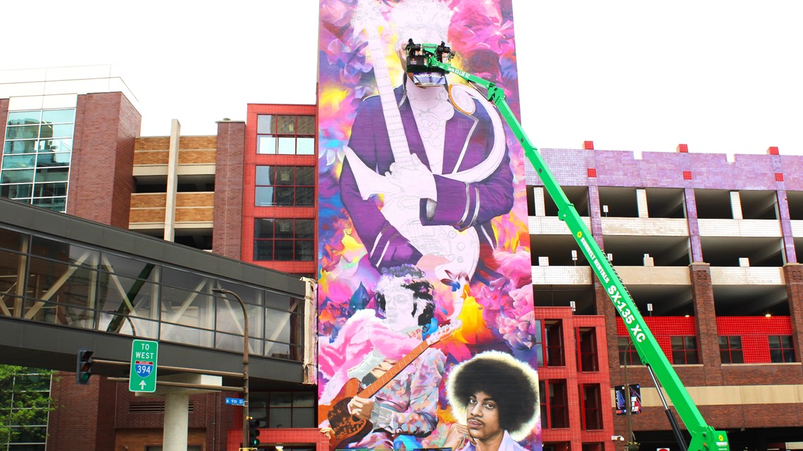 After seven years of planning, Prince mural unveiled Thursday