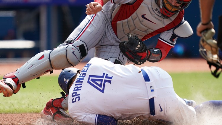 Alek Manoah George Springer Toronto Blue Jays MLB All-Star Game