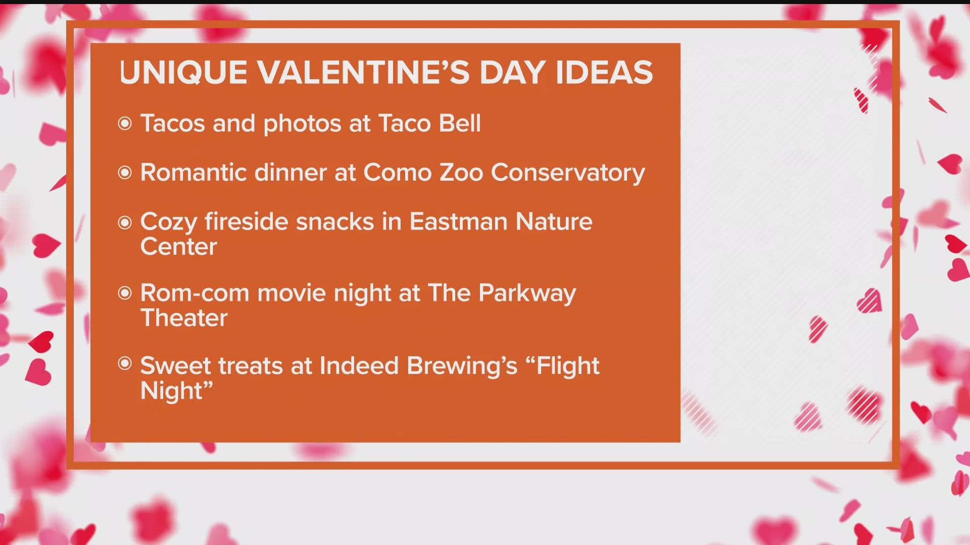 Tacos? Beer and chocolate flights? Show your love however you choose on Feb. 14.