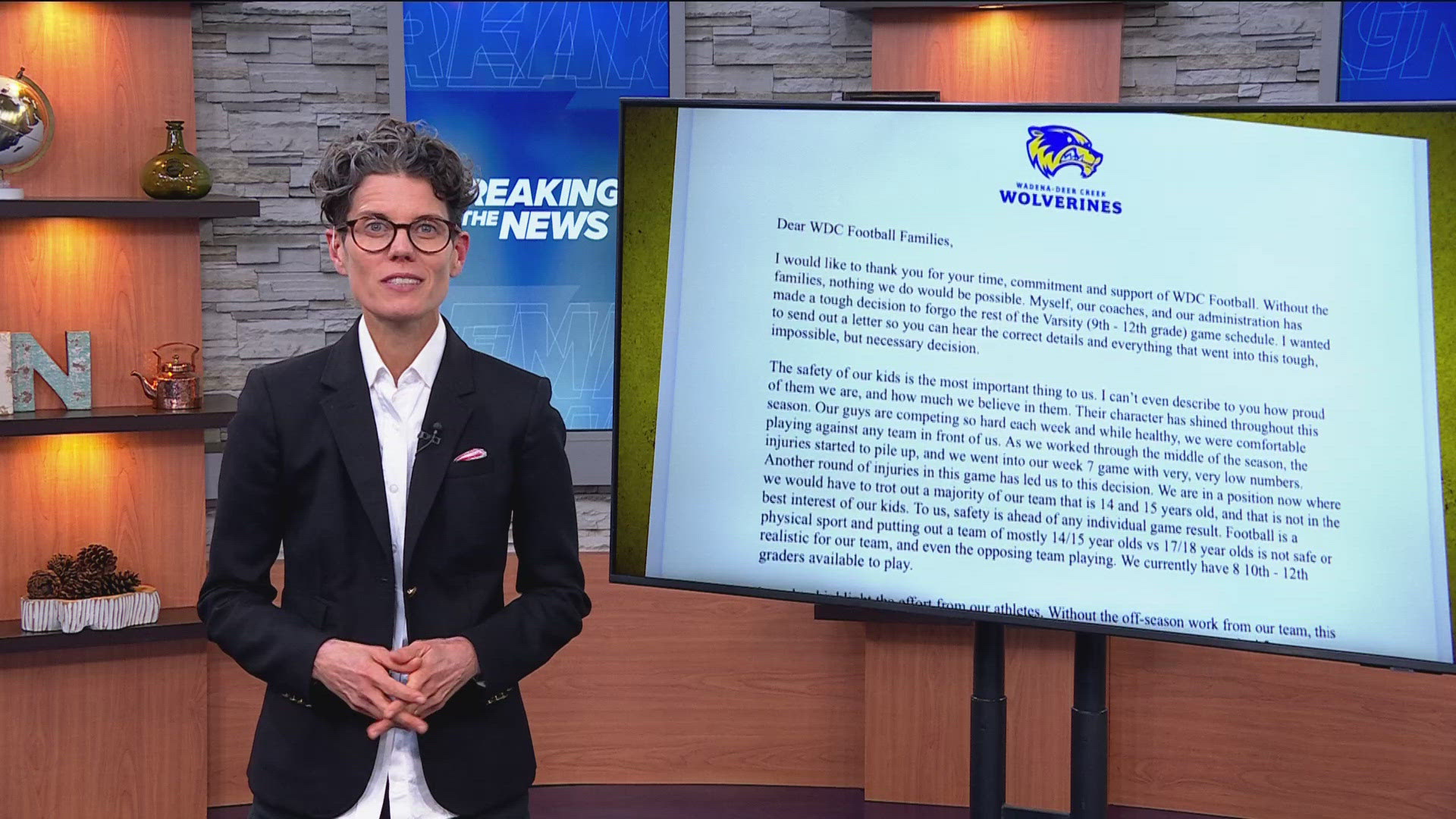 A shout-out to a Minnesota high school football coach who is a champion, by saying his team is forfeiting the rest of the season.