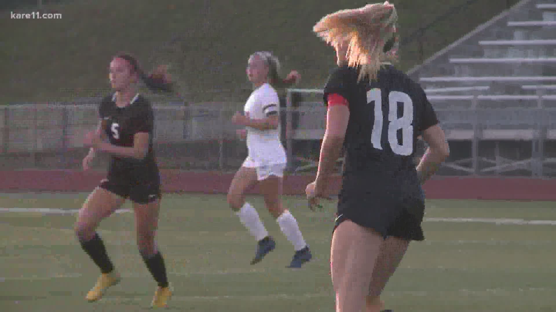 The Roseville Girls Soccer team is making a statement that is bigger than the game this fall, standing together against racial injustice in their community.