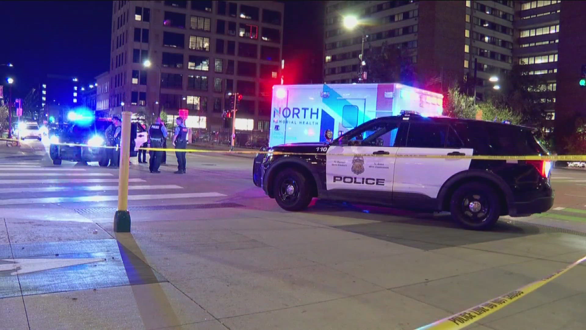 Two men died in the hospital and three others, two of them teenage girls, suffered injuries after gunfire rang out downtown.