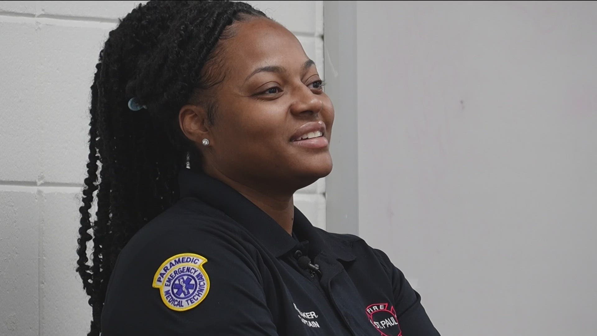Lifelong St. Paul resident Brittney Baker is the first Black woman to be a captain with the department in SPFD history.