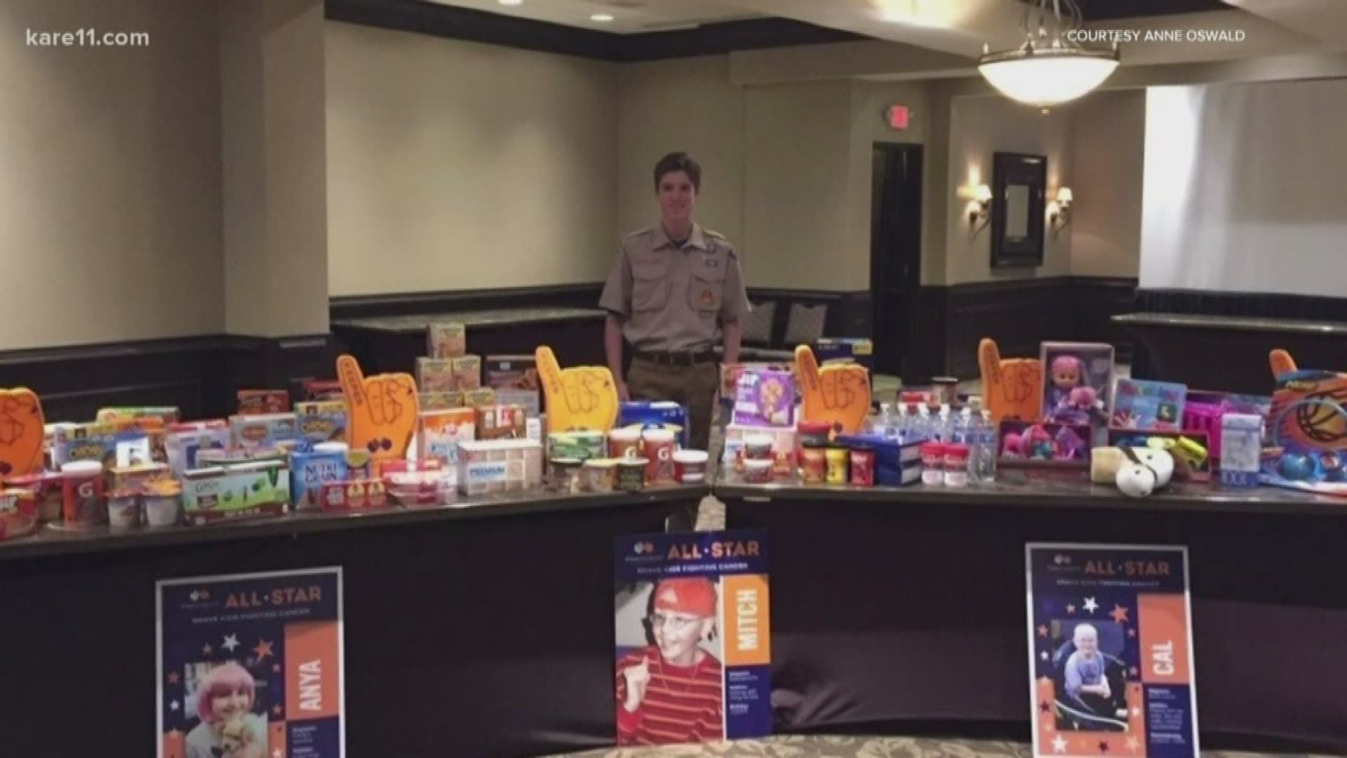 When 17-year-old Henry Oswald was looking for an Eagle Scout project, he found the Pinky Swear Pantries.