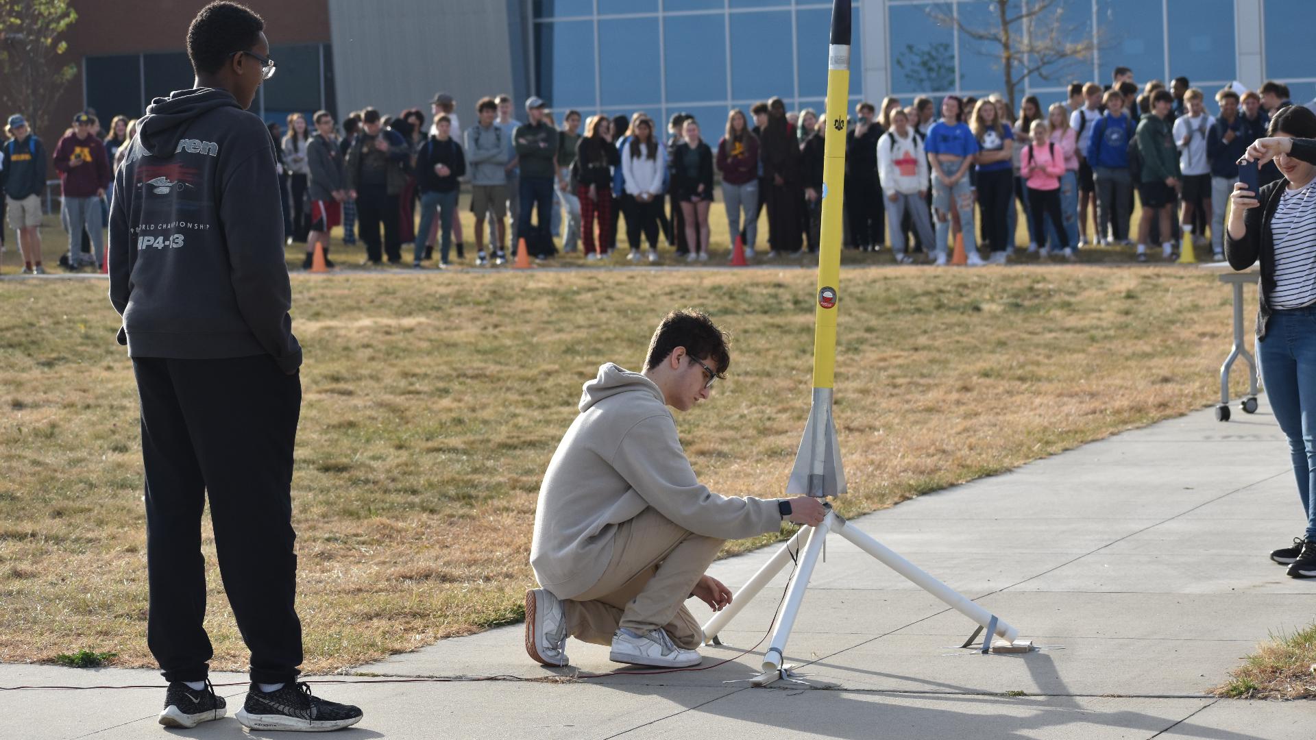 After working on their rockets for a year, the founders of the club saw their spacecraft go off without a hitch — until they caught a significant snag.