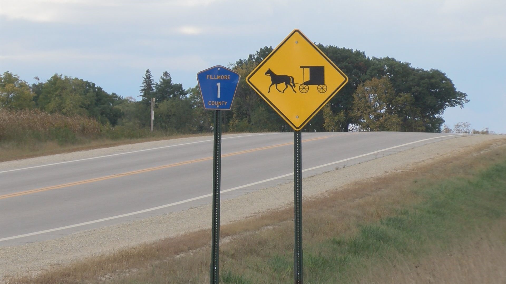 A collision between an Amish buggy and a vehicle in southeastern Minnesota claimed two lives and left two others injured.