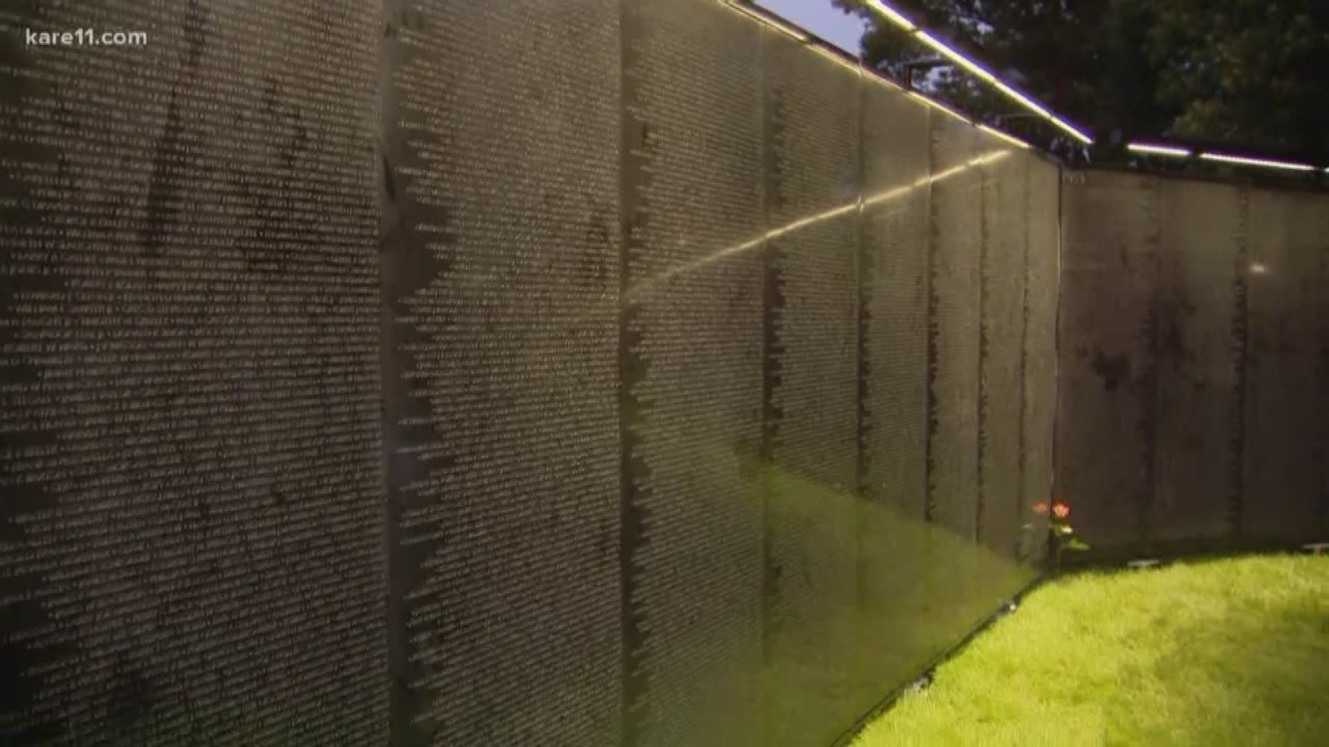 The Wall That Heals, a replica of the Vietnam Veterans Memorial in Washington, D.C., will be set up at the Minnesota State Capitol grounds from June 21-24. https://kare11.tv/2IbkoZ5