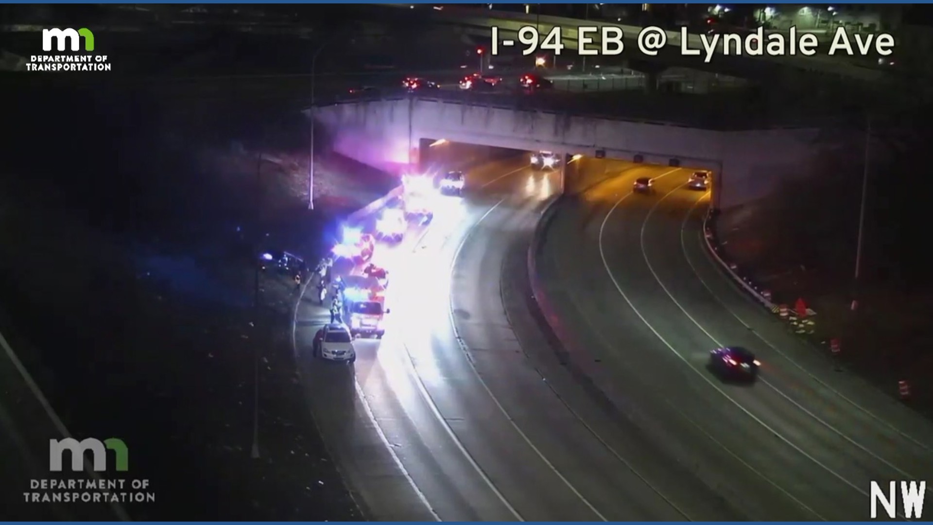 Driver injured, arrested after crashing in Lowry Hill Tunnel | kare11.com