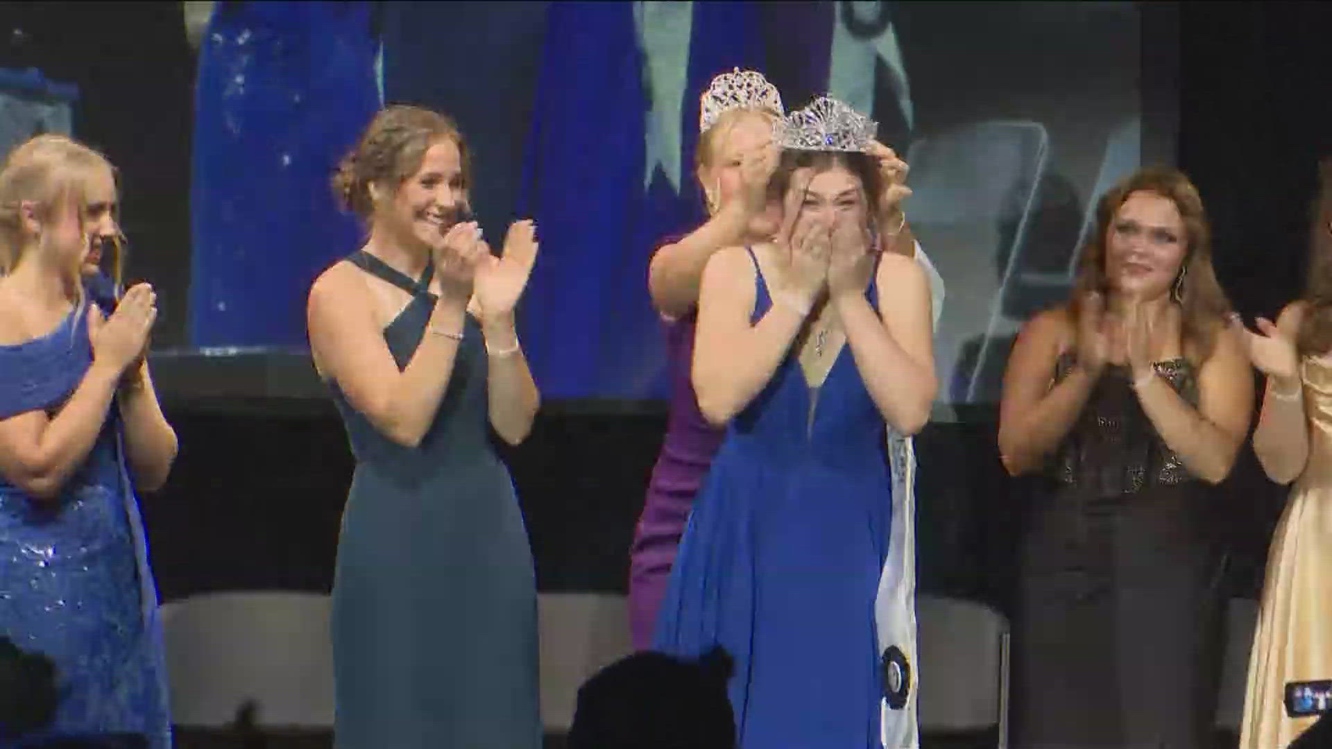 Malorie Thorson is crowned the 72nd Princess Kay of the Milky Way at the Minnesota State Fair.