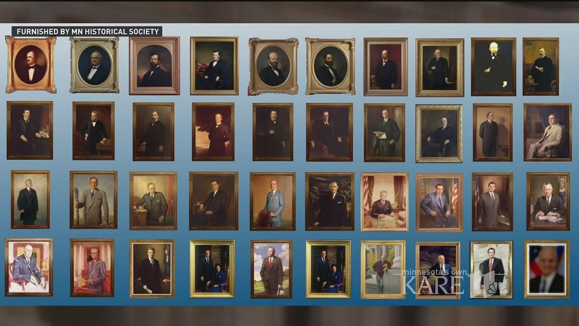 Governor portraits will return to the State Capitol