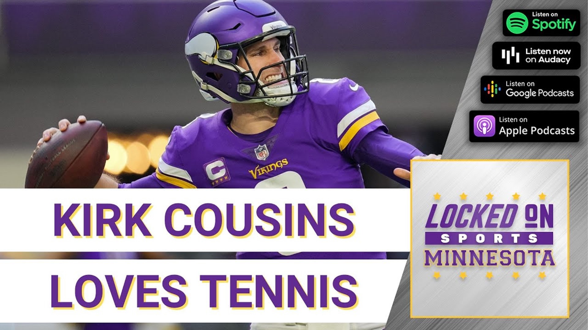 Minnesota Vikings QB Kirk Cousins elaborates on why he believes tennis is the best tool to help him in the offseason.