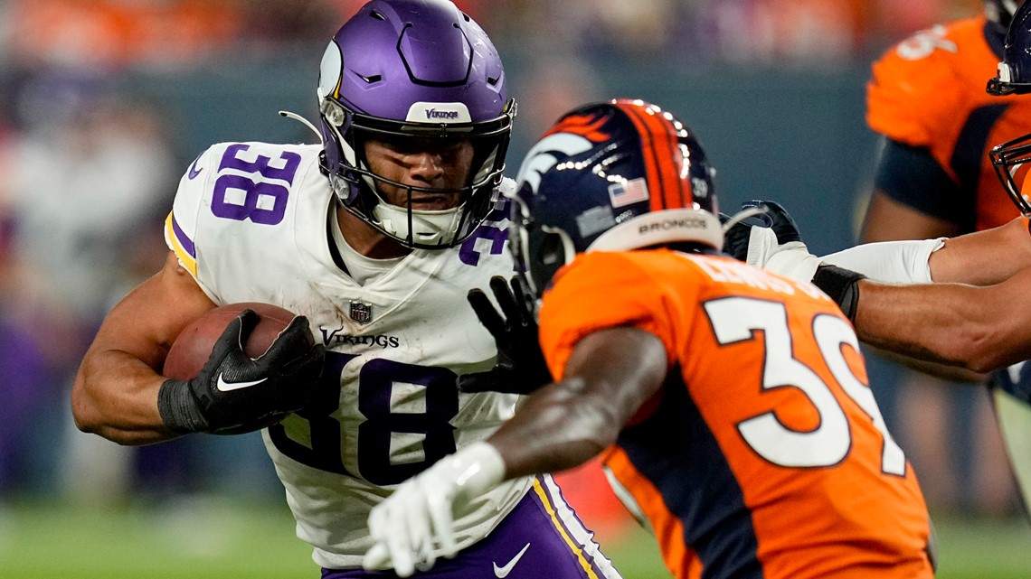 Minnesota Vikings safety Myles Dorn (46) during the first half of