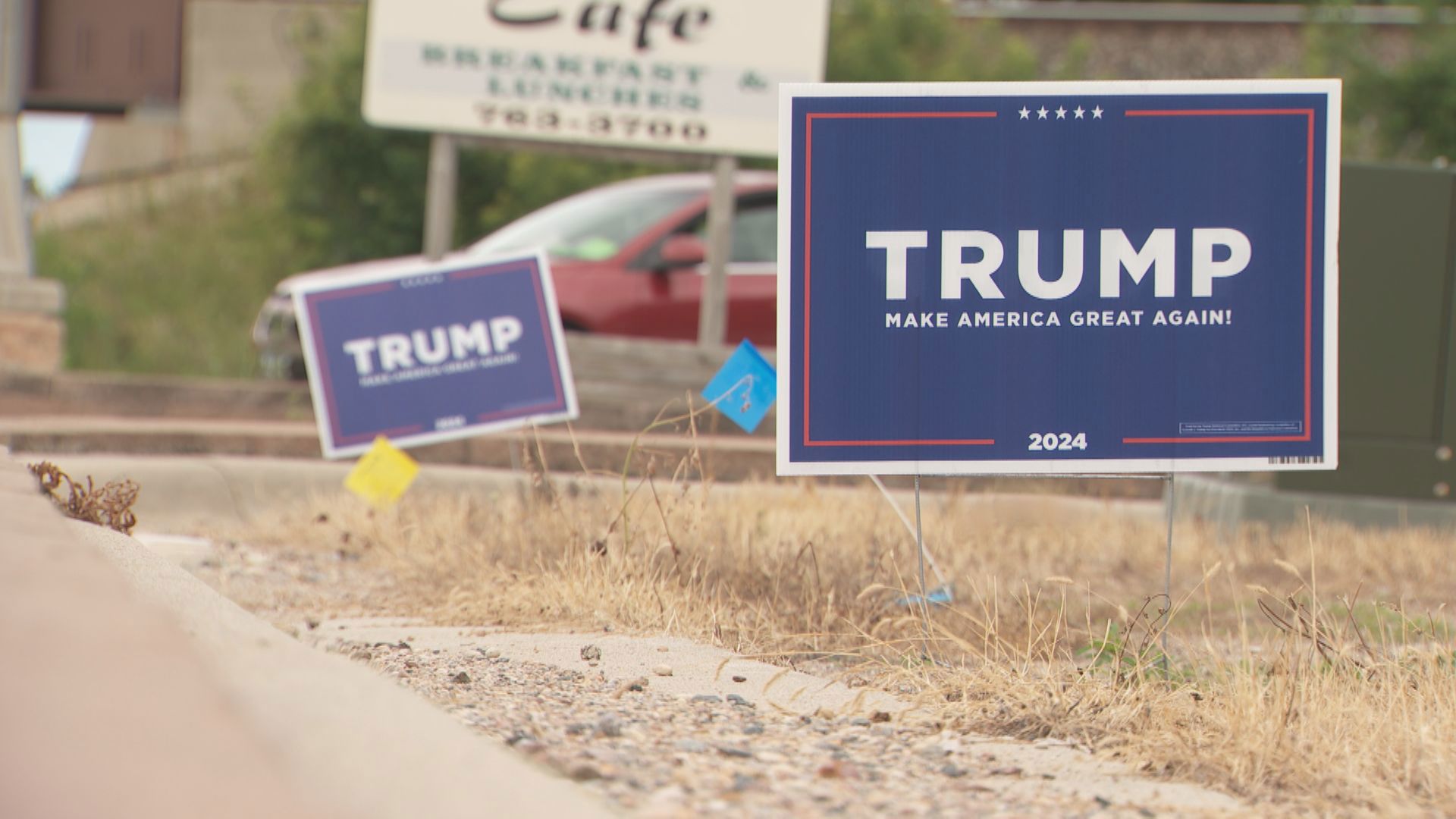 People react to theft of 244 yard signs in Alexandria, allegedly by ...