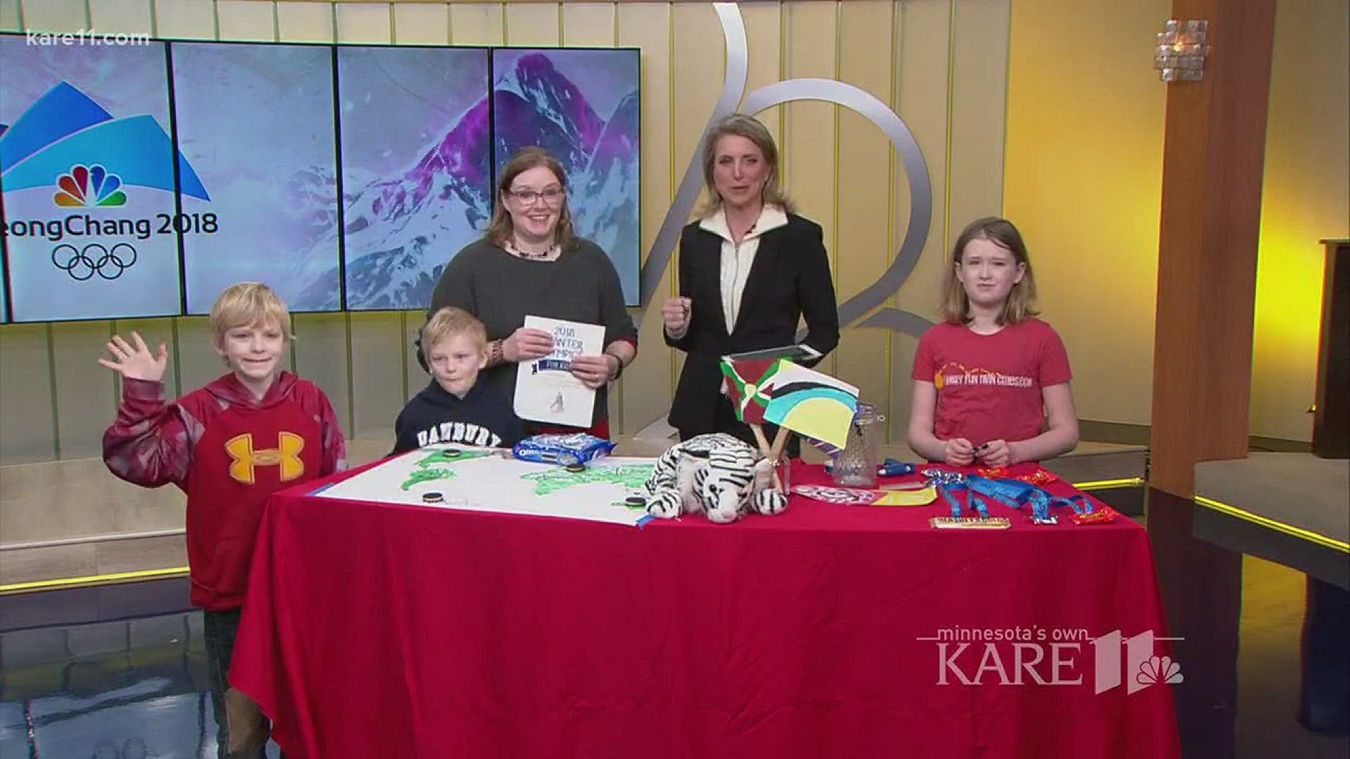 Gianna Kordatzky, founder of Family Fun Twin Cities joins Kare to share some Olympic themed and kid friendly crafts and activities.
