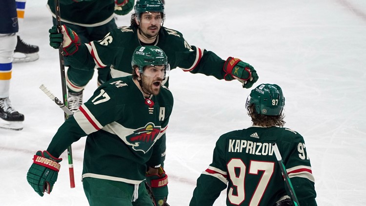 Kaprizov's 2-goal effort wasted as Wild fall to the Blues 5-2