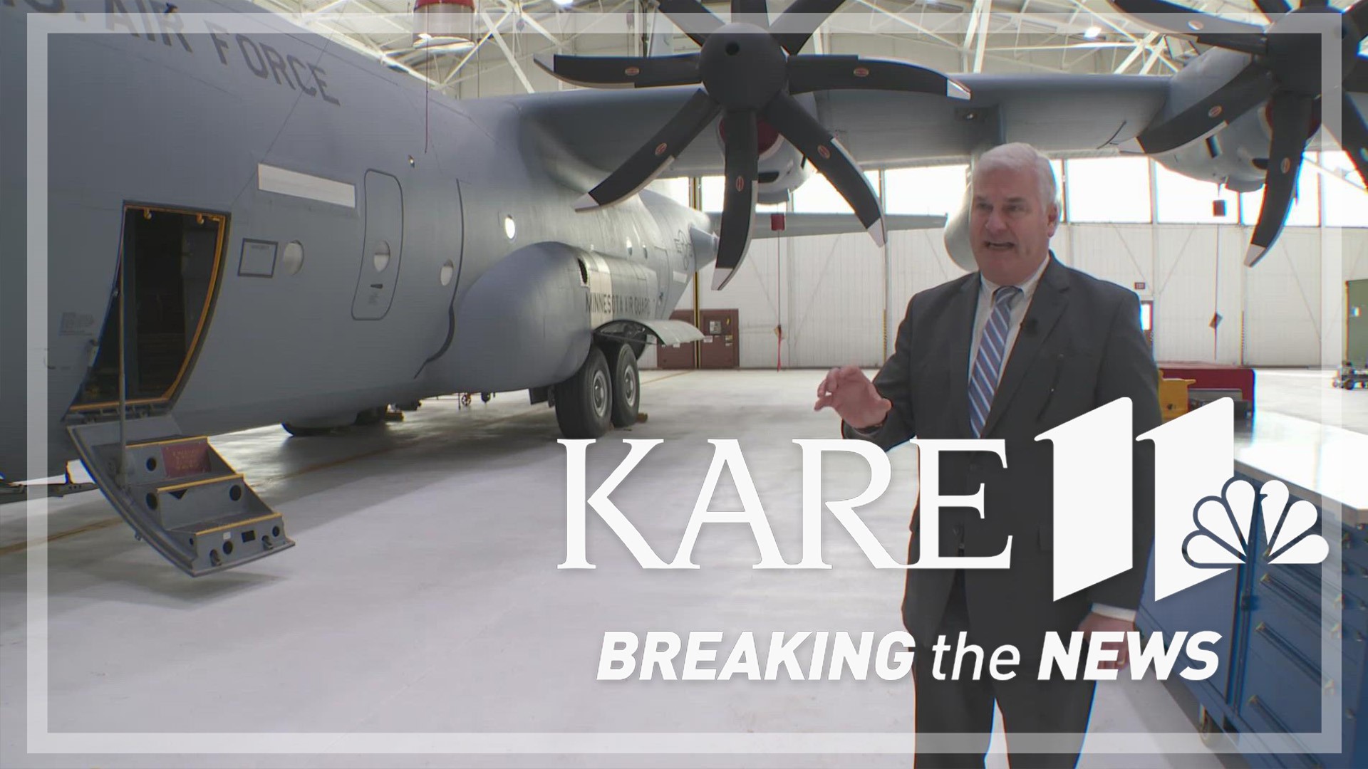 Rep. Tom Emmer visited the 133rd Airlift Wing of the Minnesota Air National Guard, which is trying to replace some of its aircrafts.