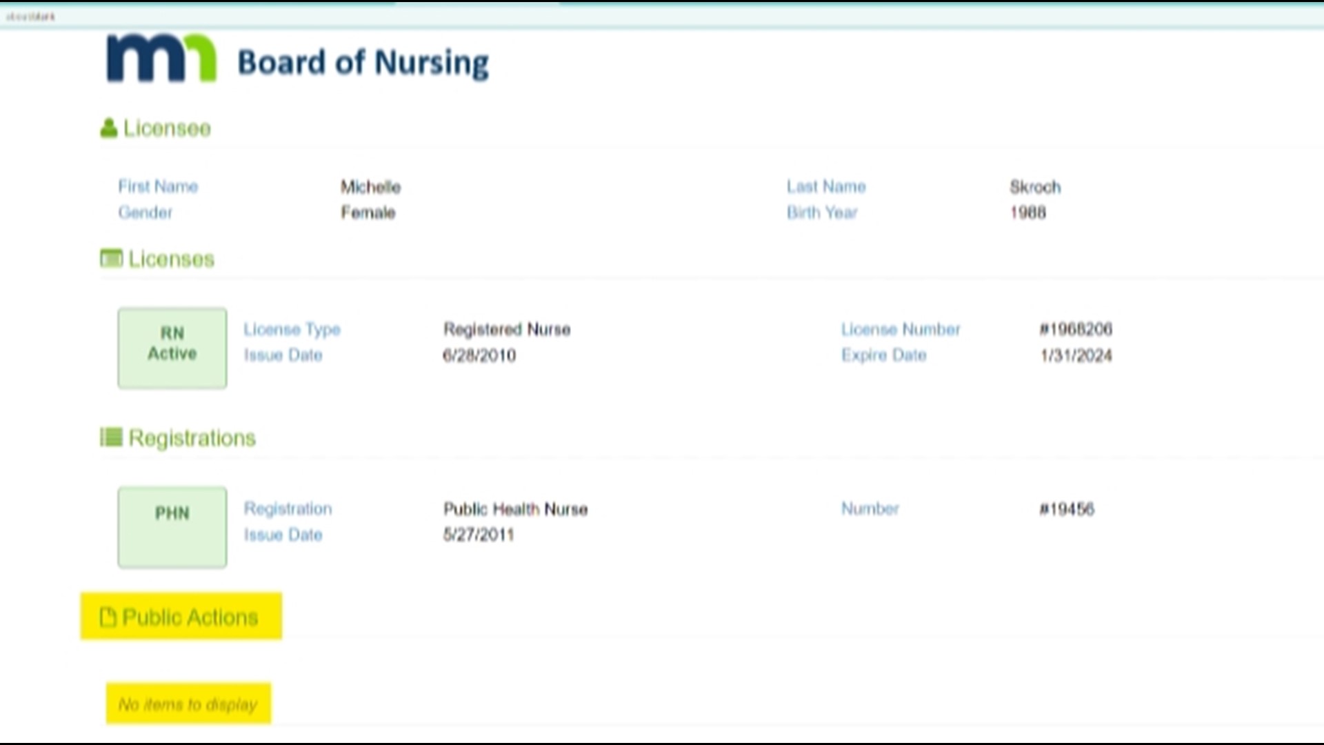 KARE 11 Investigates Potentially dangerous MN nurses practice