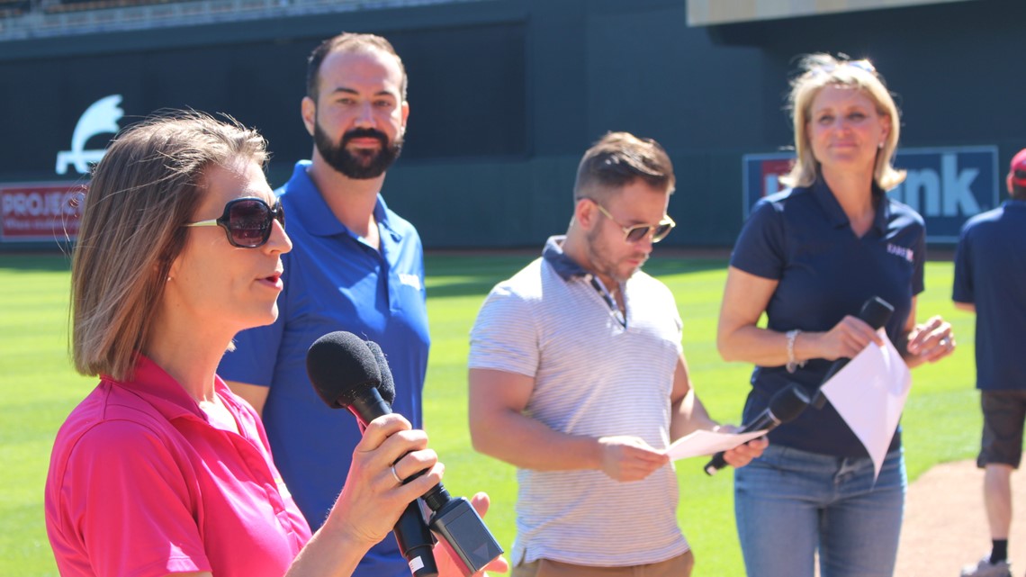 KARE meteorologists share weather lessons at Twins Weather Day